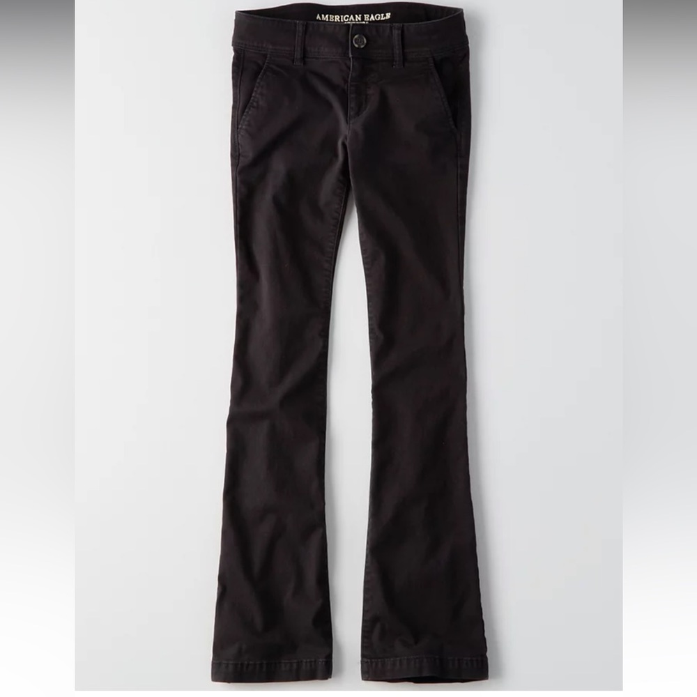 AE Denim X Kick Bootcut Pant in Black size 10 & 14 from American Eagle